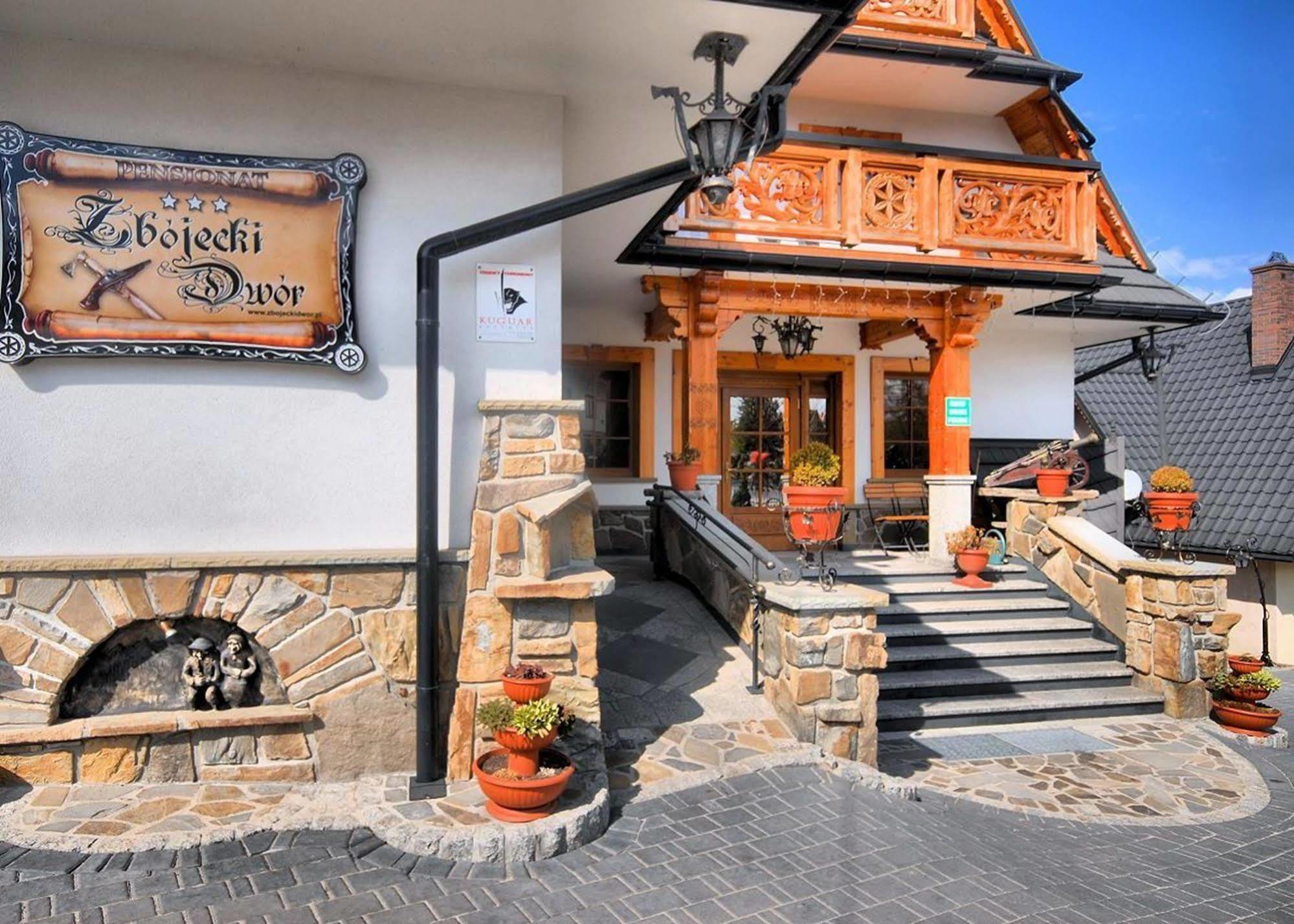 Pensjonat&Restauracja-Pizzeria Zbójecki Dwór - 15 minut pieszo do term, tel 604-865-566 Bukowina Tatrzańska Exterior foto